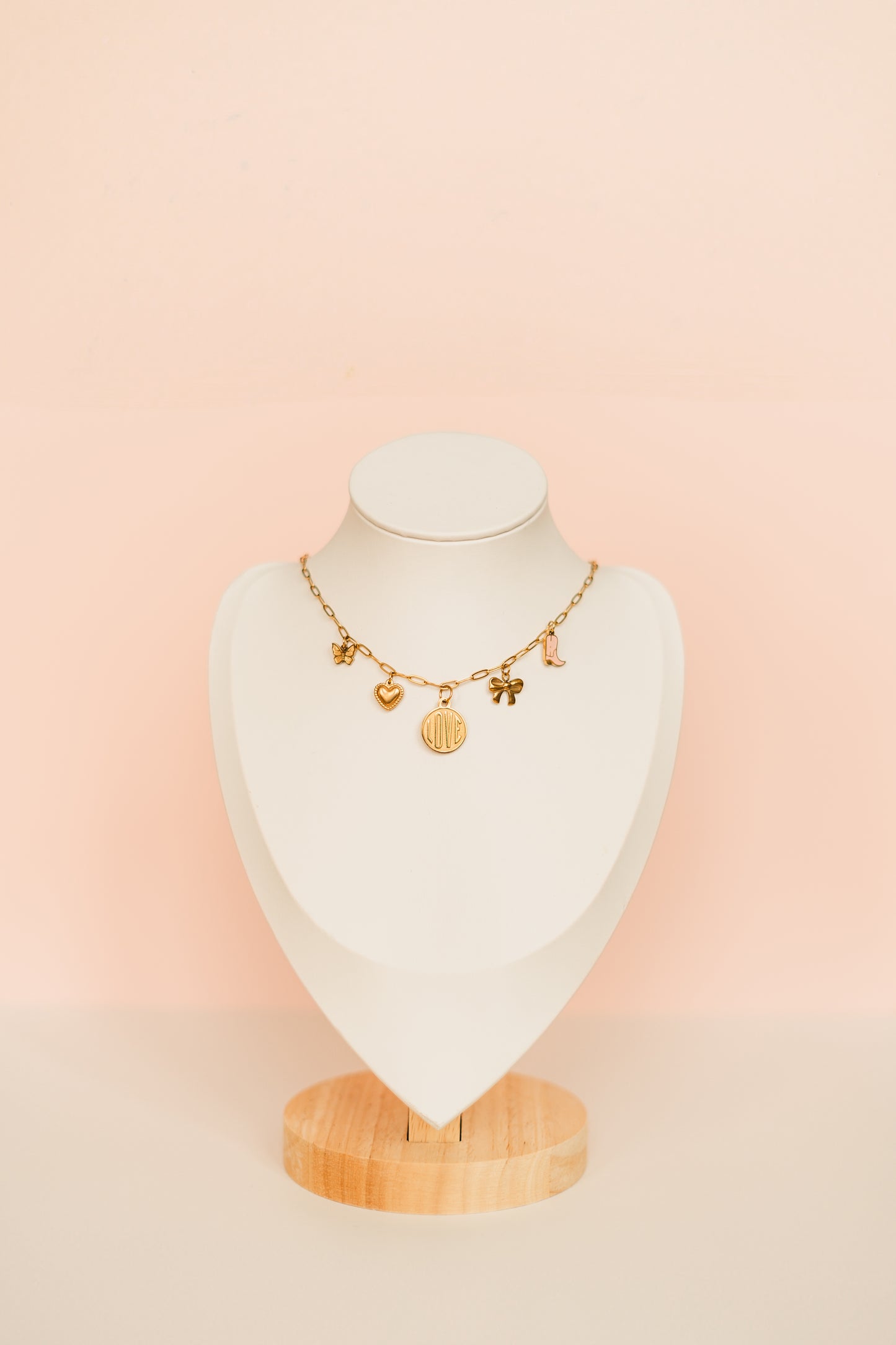 Dolly | Waterproof Coastal Cowgirl Charm Necklace
