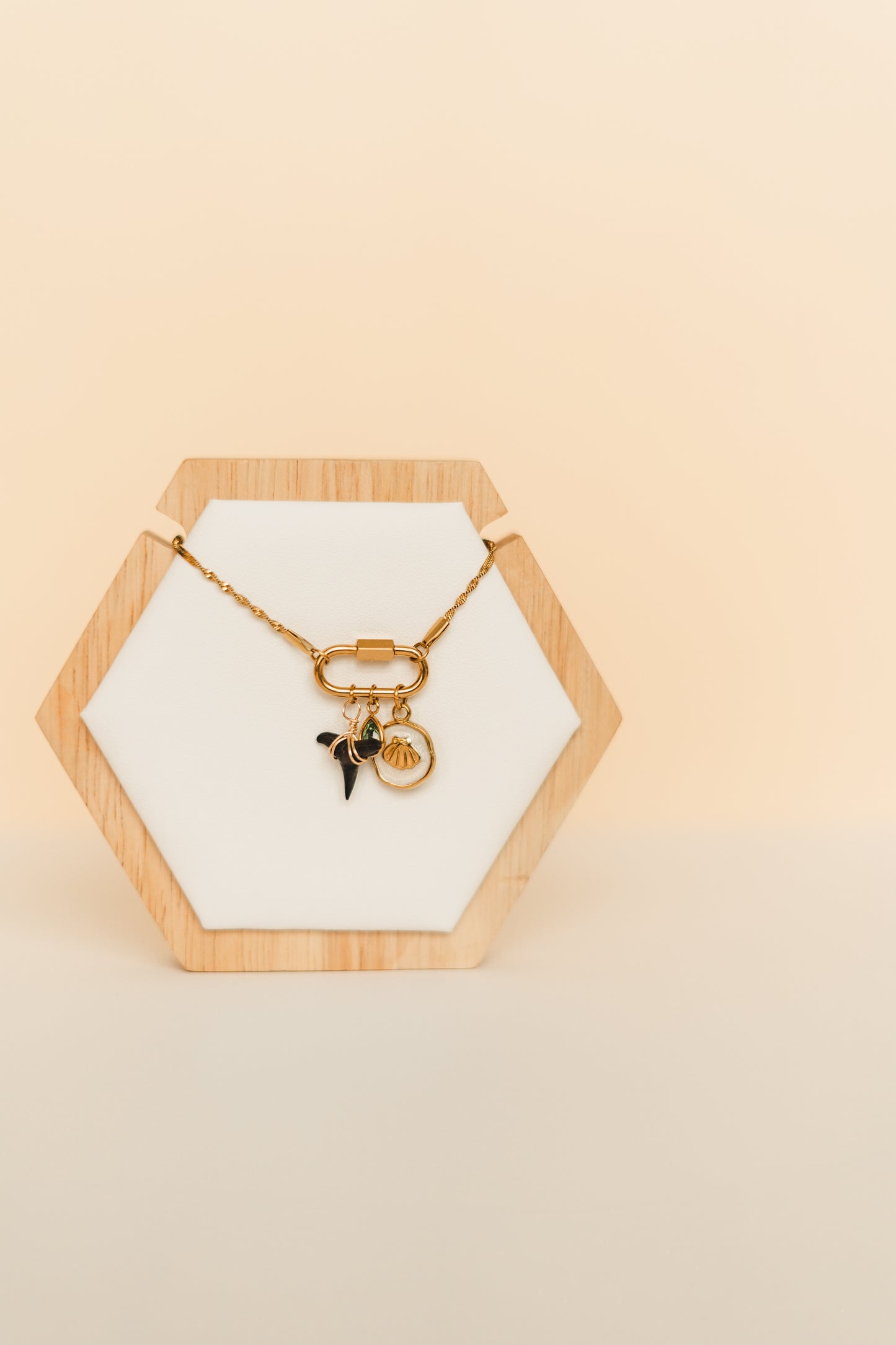 Scarlett | Waterproof Carabiner Charm Necklace