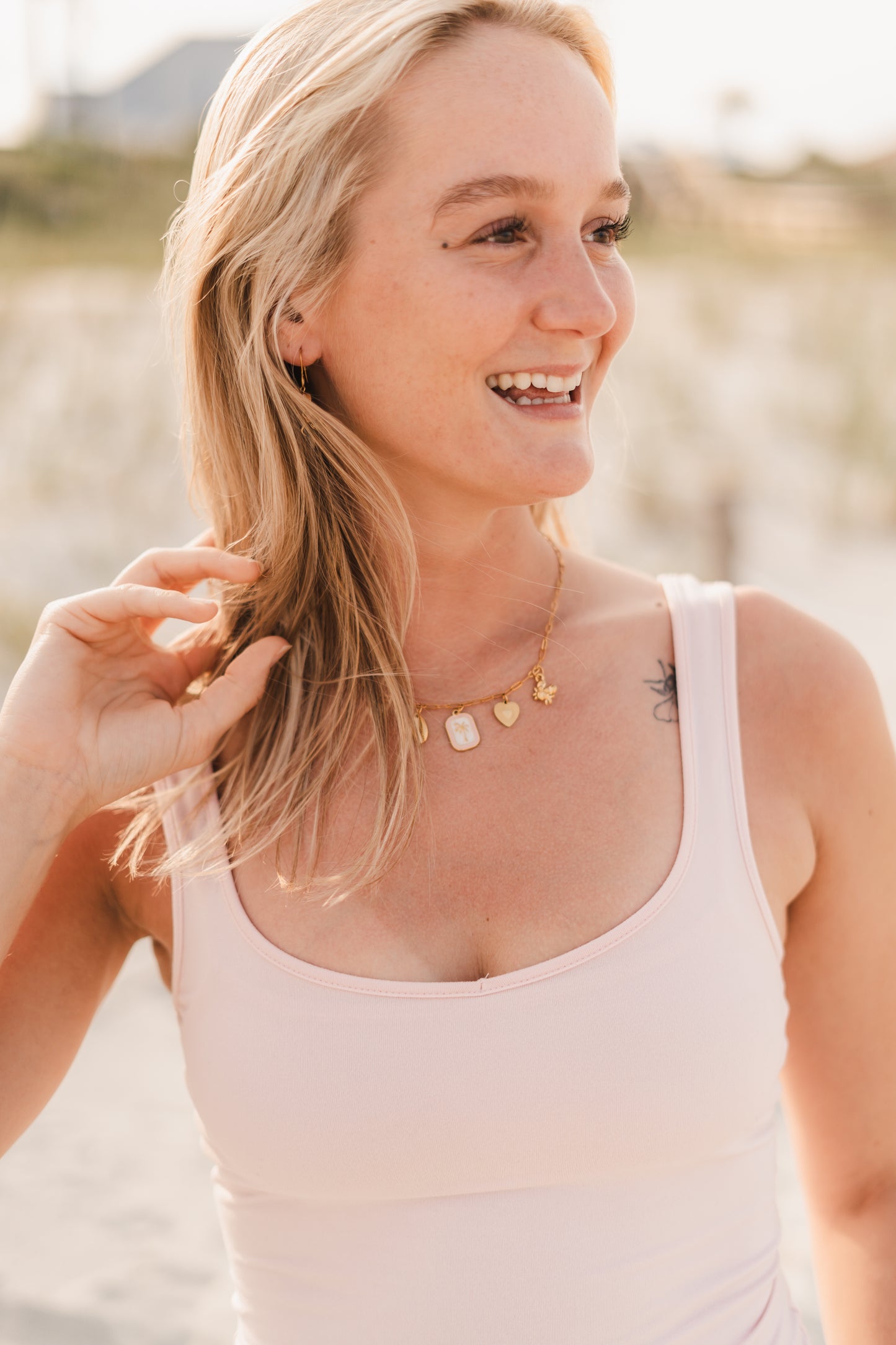 Willow | Waterproof Charm Necklace