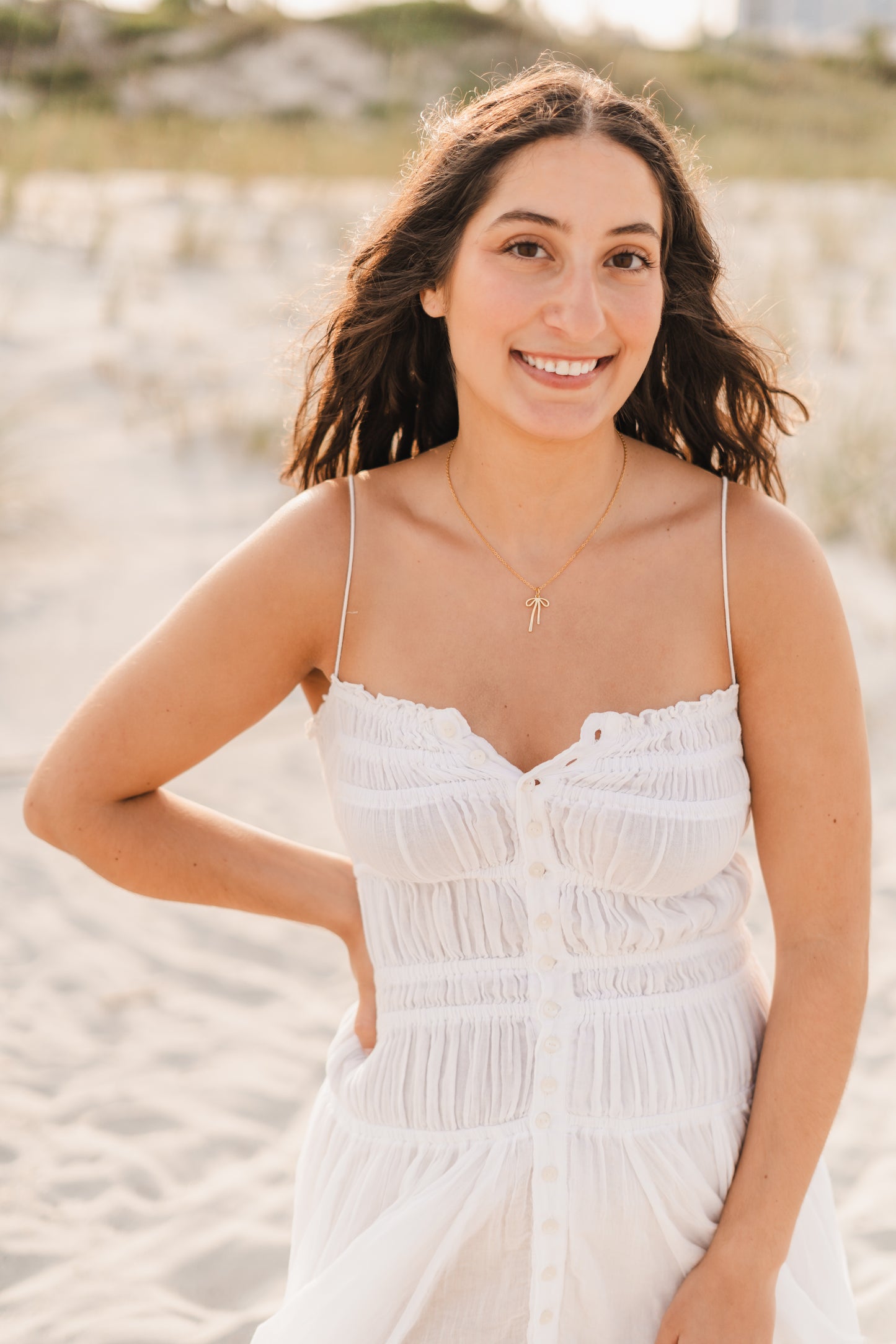Gwen | Waterproof Bow Necklace