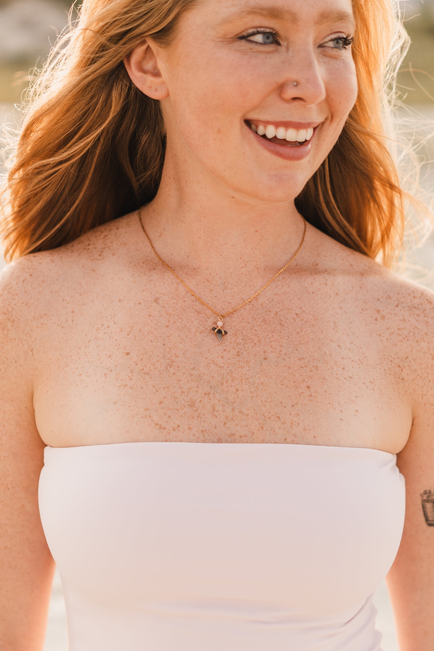 Magnolia | Real Shark Tooth Necklace -- Always Augustine