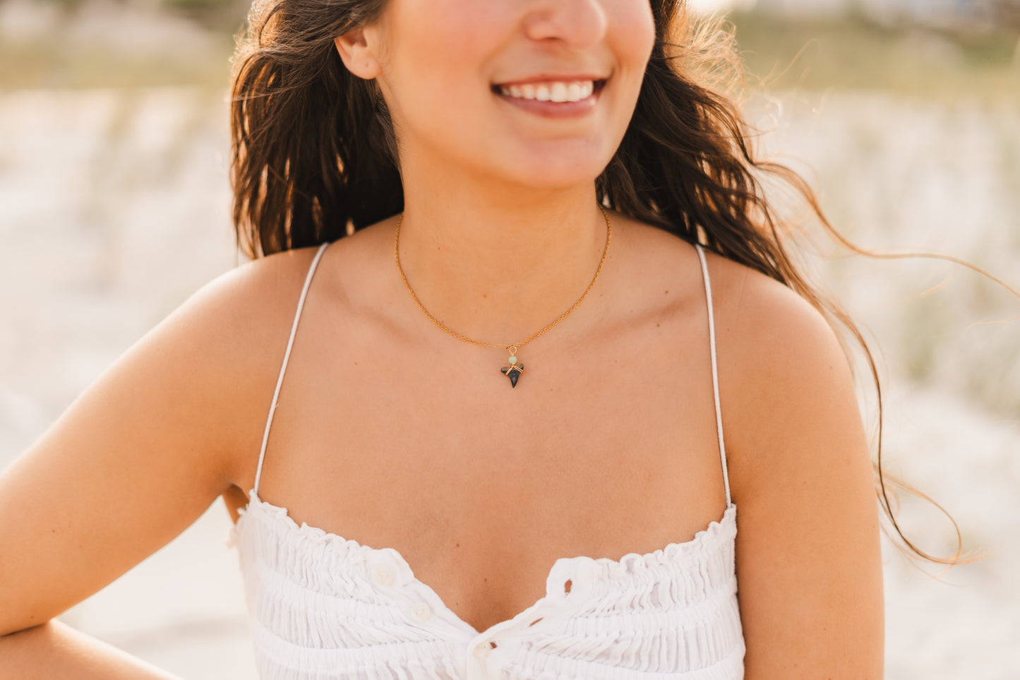 Magnolia | Real Shark Tooth Necklace -- Always Augustine