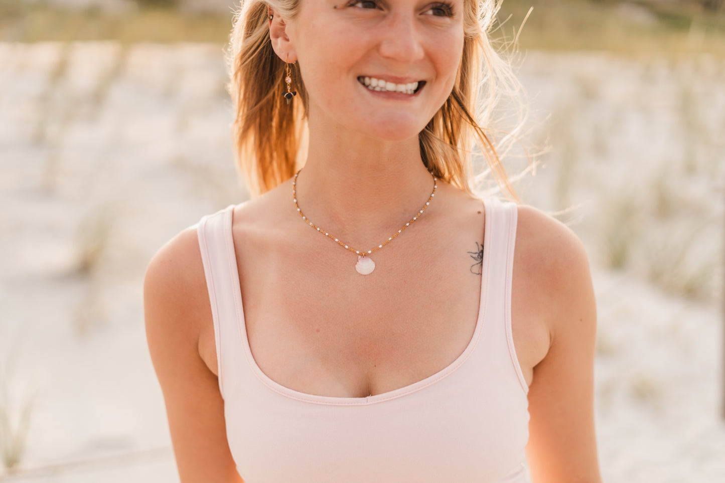 Ariana | Waterproof Sea Shell Necklace