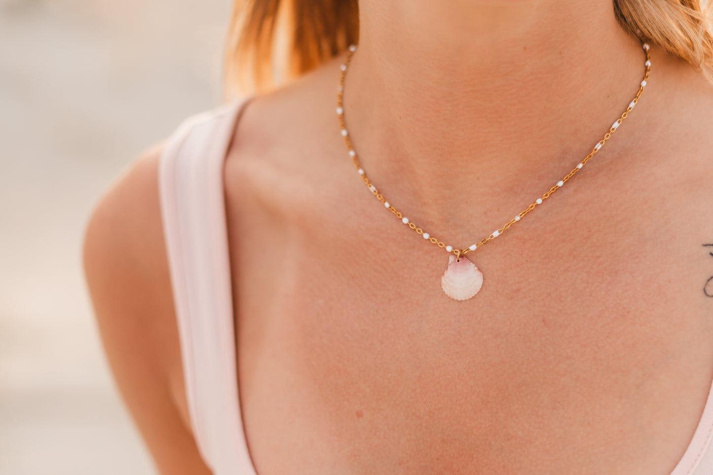 Ariana | Waterproof Sea Shell Necklace