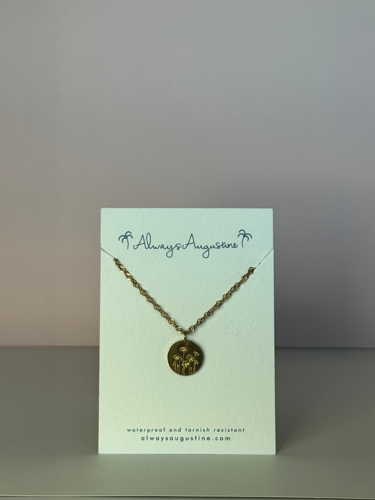 Poppy Pendant Necklace