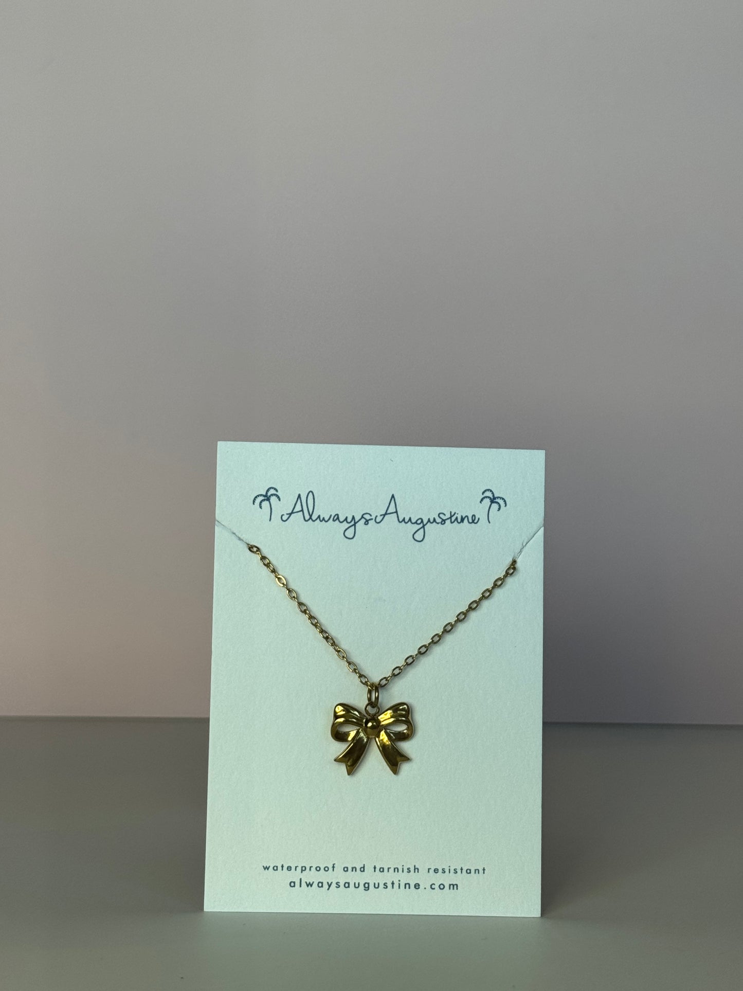 Classic Bow Necklace