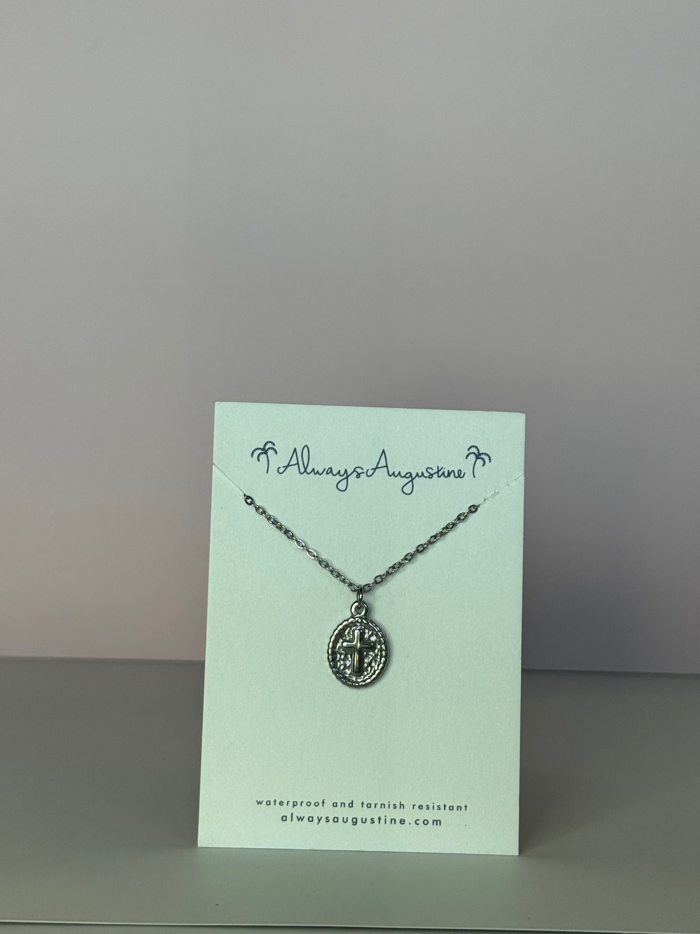 Stainless Steel Cross Pendant Necklace