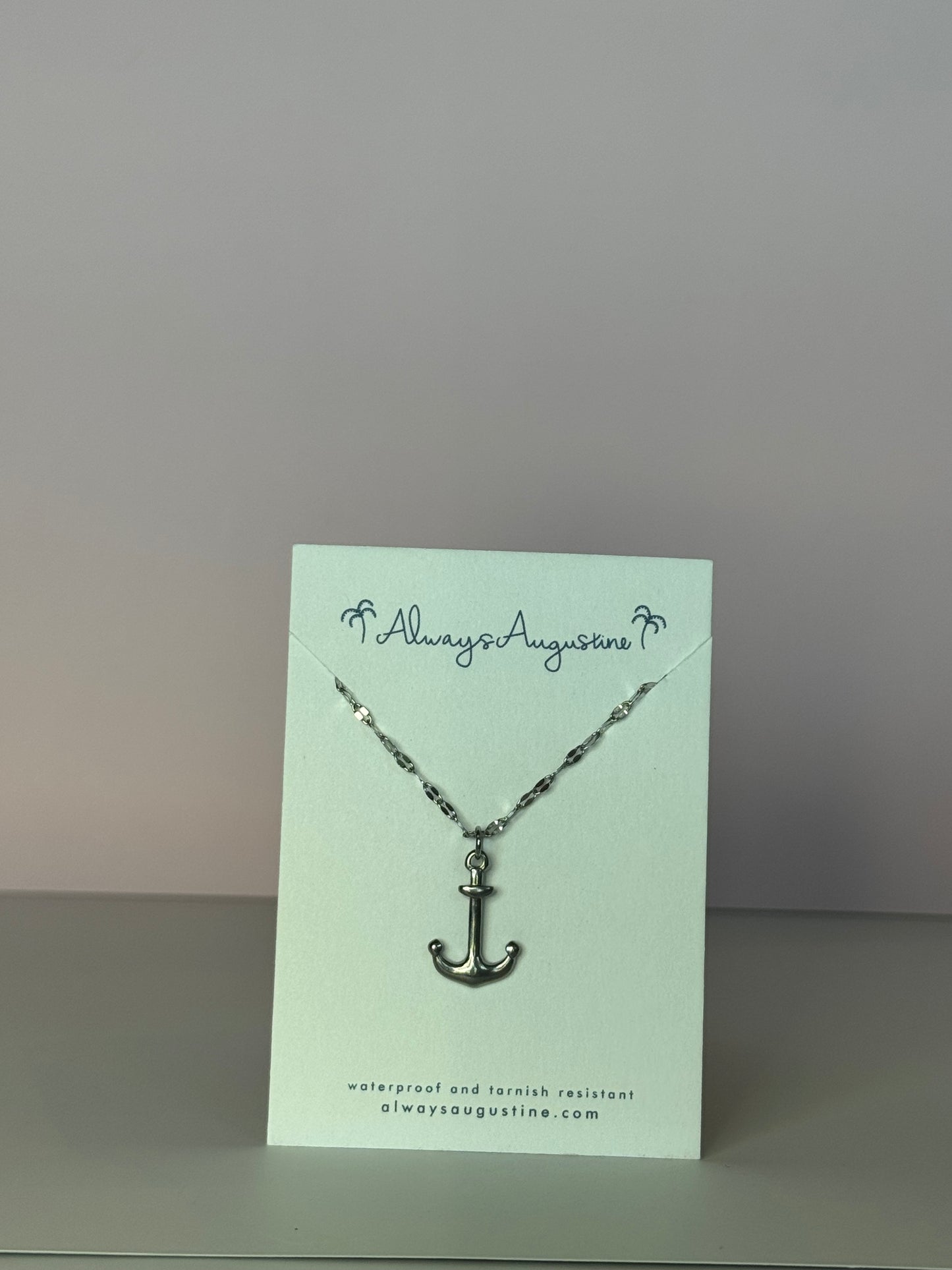 Stainless Steel Anchor Necklace