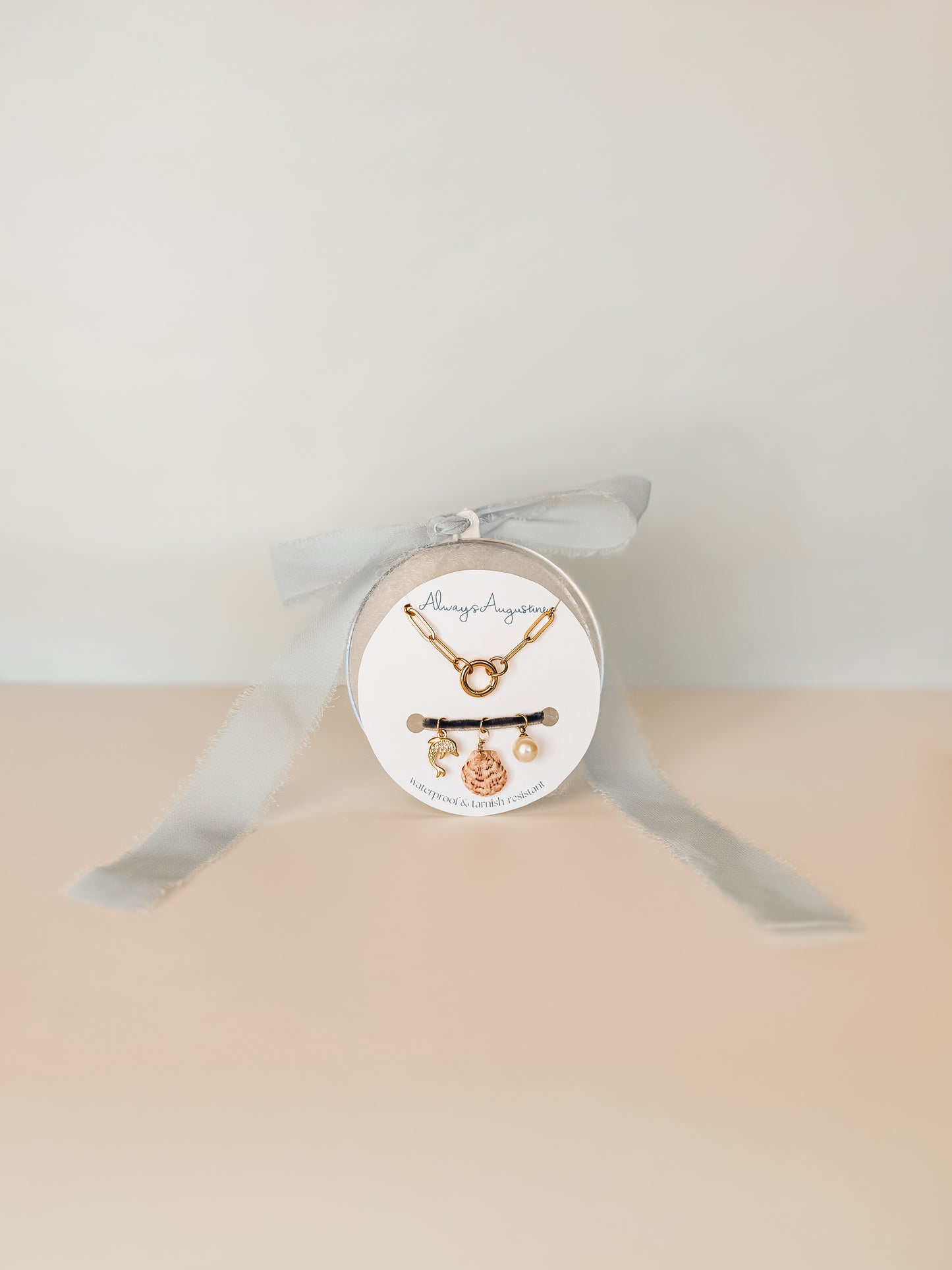 DIY Charm Necklace Ornament Set - Sea Shell