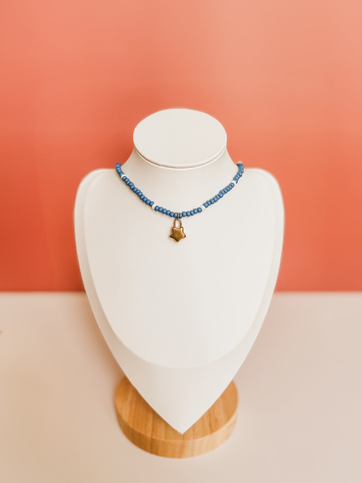 Liberty | Patriotic Confetti Beaded Necklace