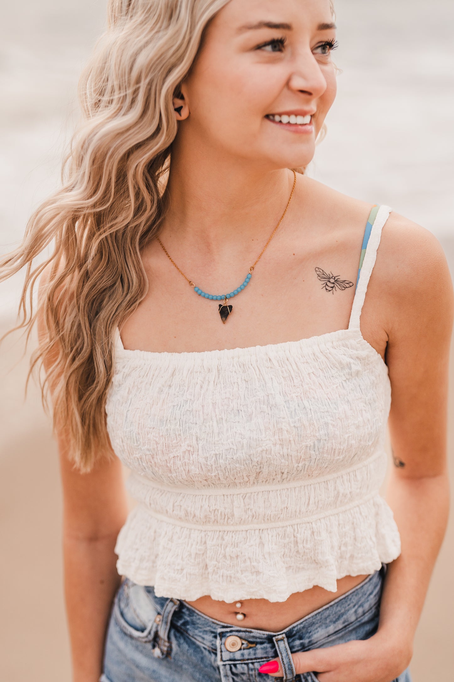 Amelia | Real Shark Tooth Necklace -- Always Augustine