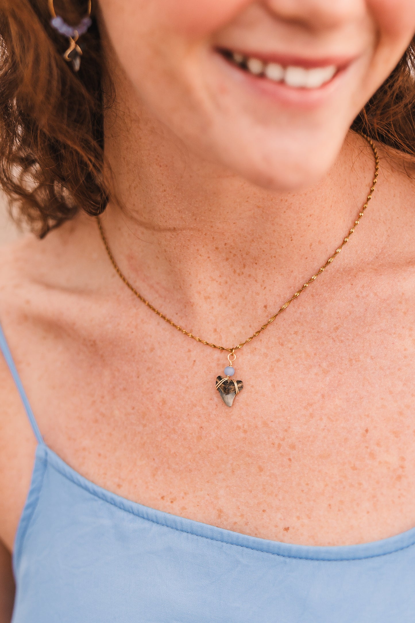 Daisy | Real Shark Tooth Necklace -- Always Augustine