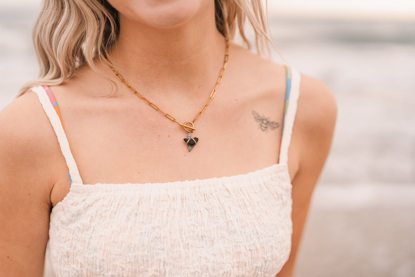 Eloise | Waterproof Shark Tooth Jewelry -- Always Augustine