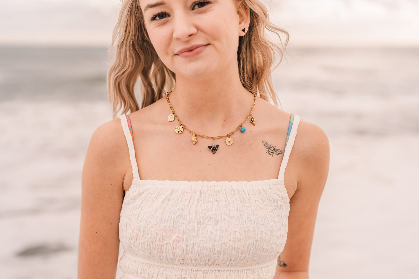 Create Your Own Medium Paperclip Charm Necklace - Waterproof