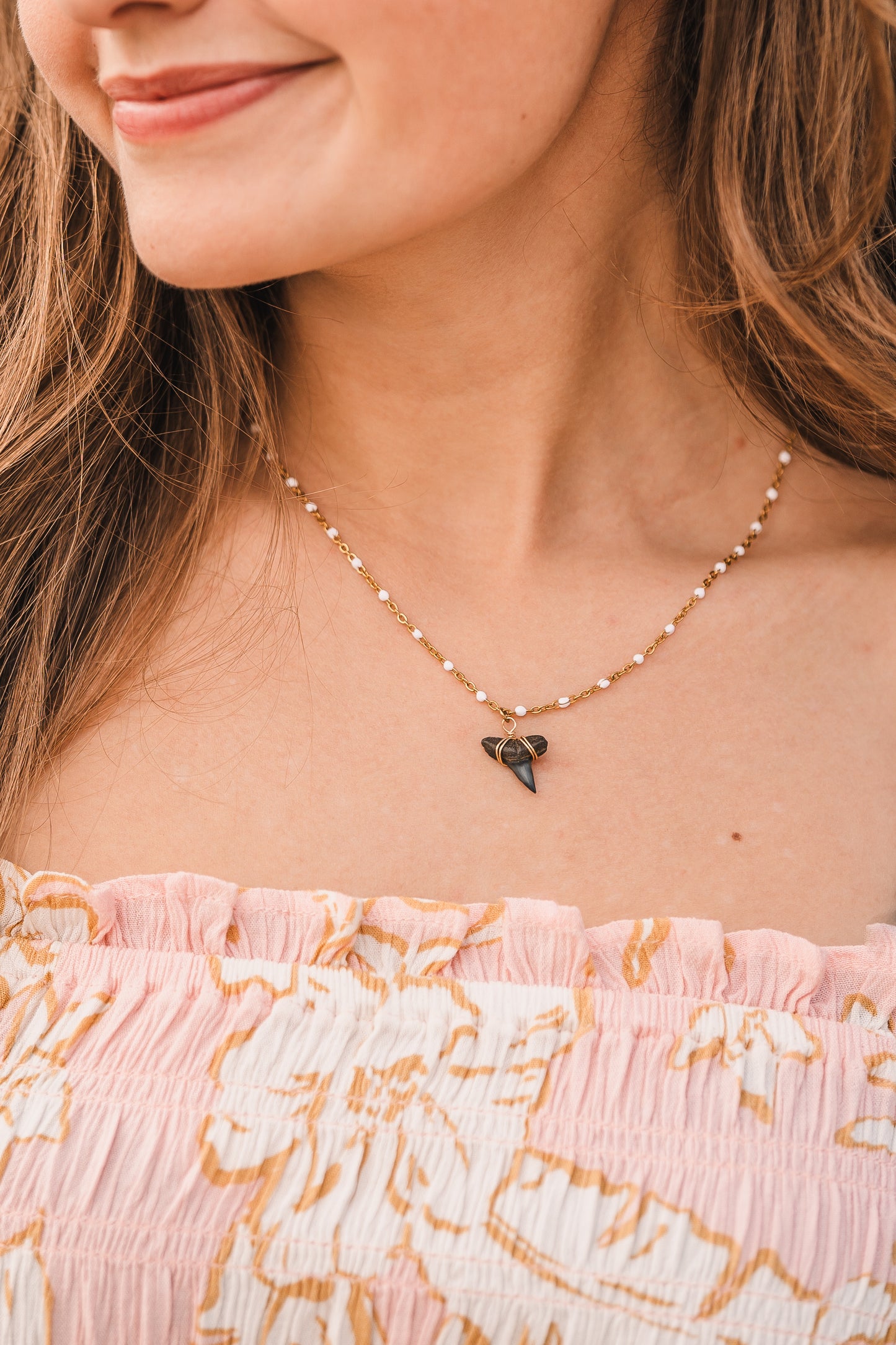 Emma | Real Shark Tooth Necklace -- Always Augustine