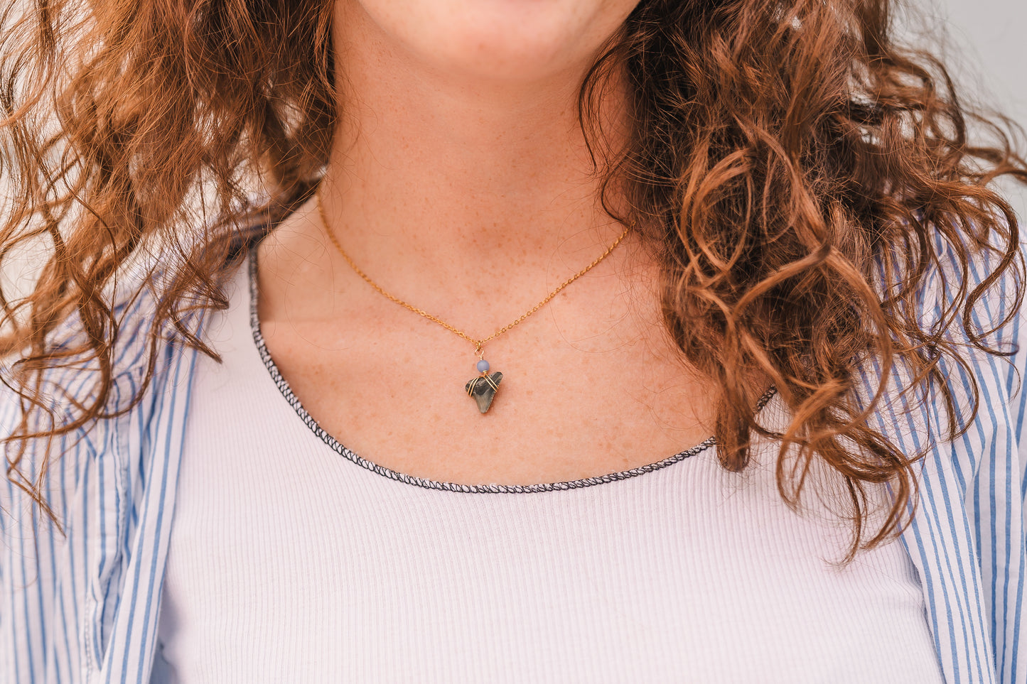 Magnolia | Real Shark Tooth Necklace -- Always Augustine