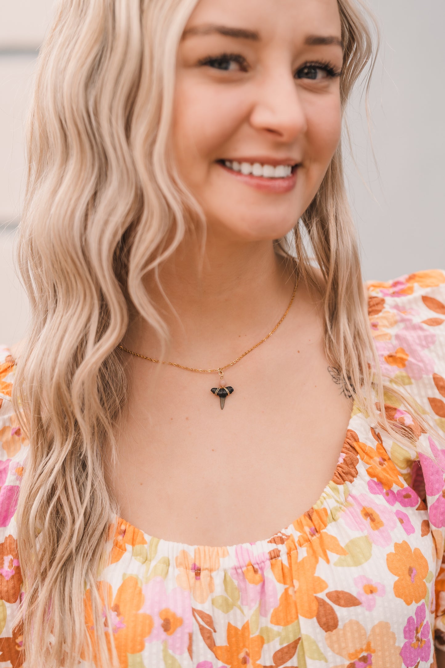 Magnolia | Real Shark Tooth Necklace -- Always Augustine