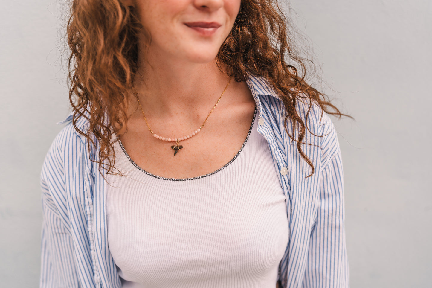 Amelia | Real Shark Tooth Necklace -- Always Augustine