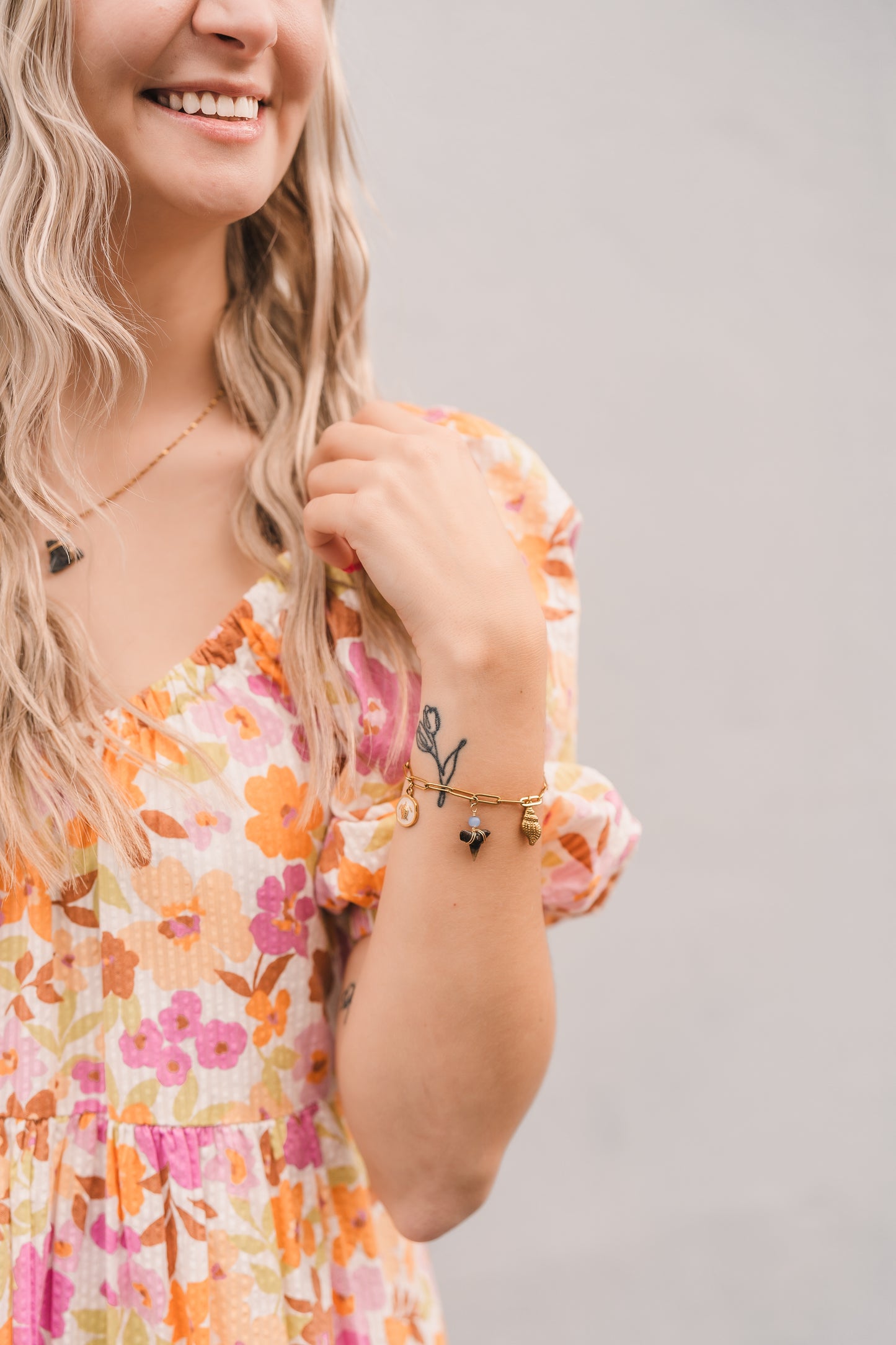 Kate Bracelet | Waterproof Shark Tooth Jewelry -- Always Augustine