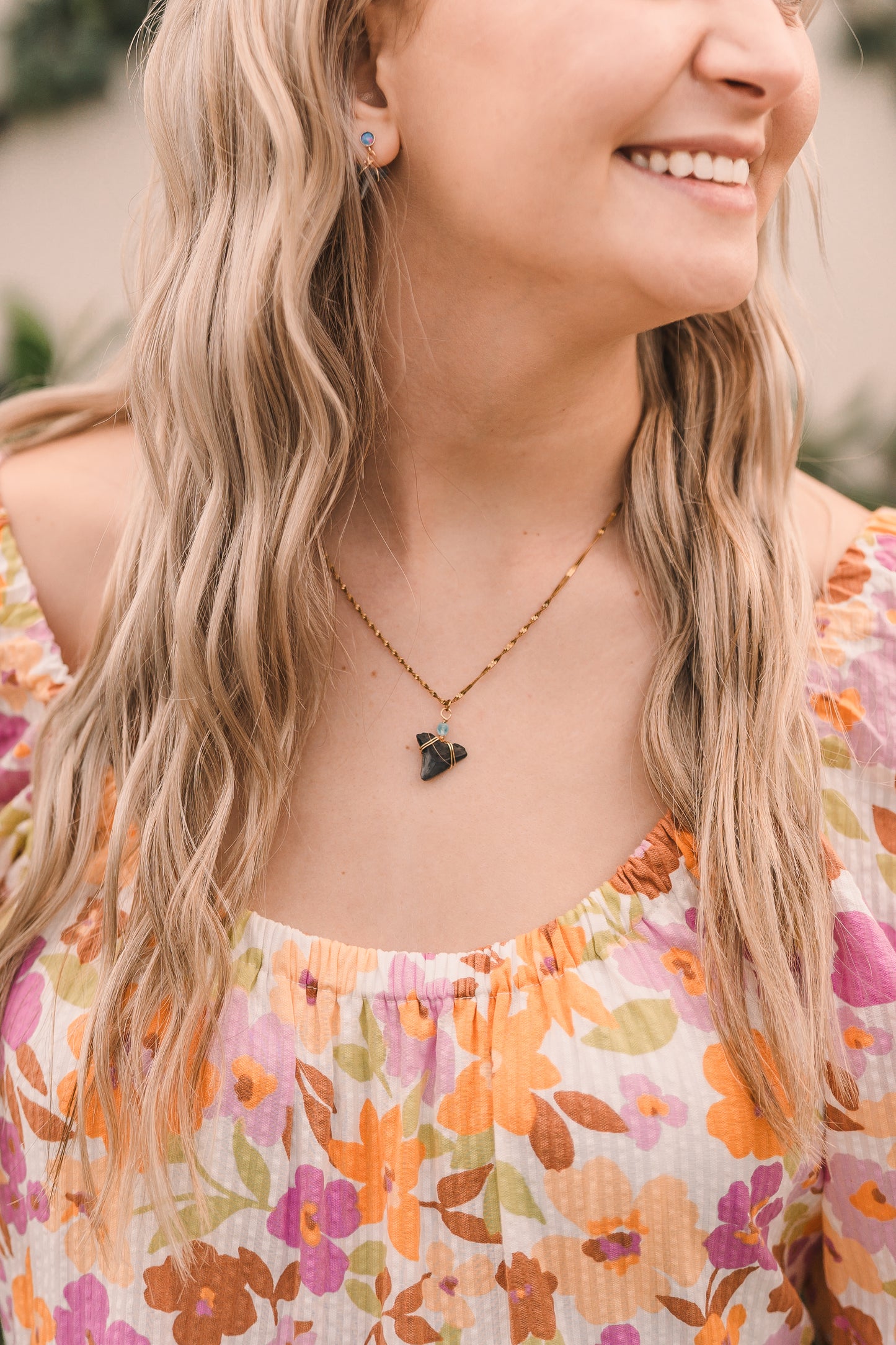 Daisy | Real Shark Tooth Necklace -- Always Augustine