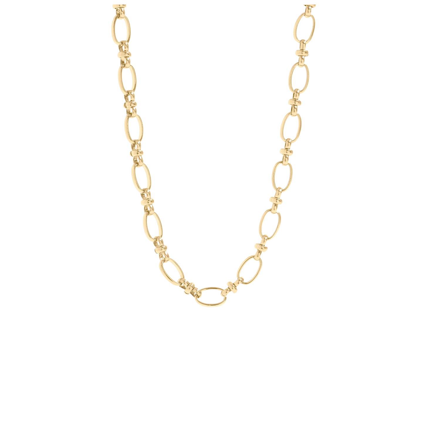 Create Your Own Circle Chain Charm Necklace - Waterproof