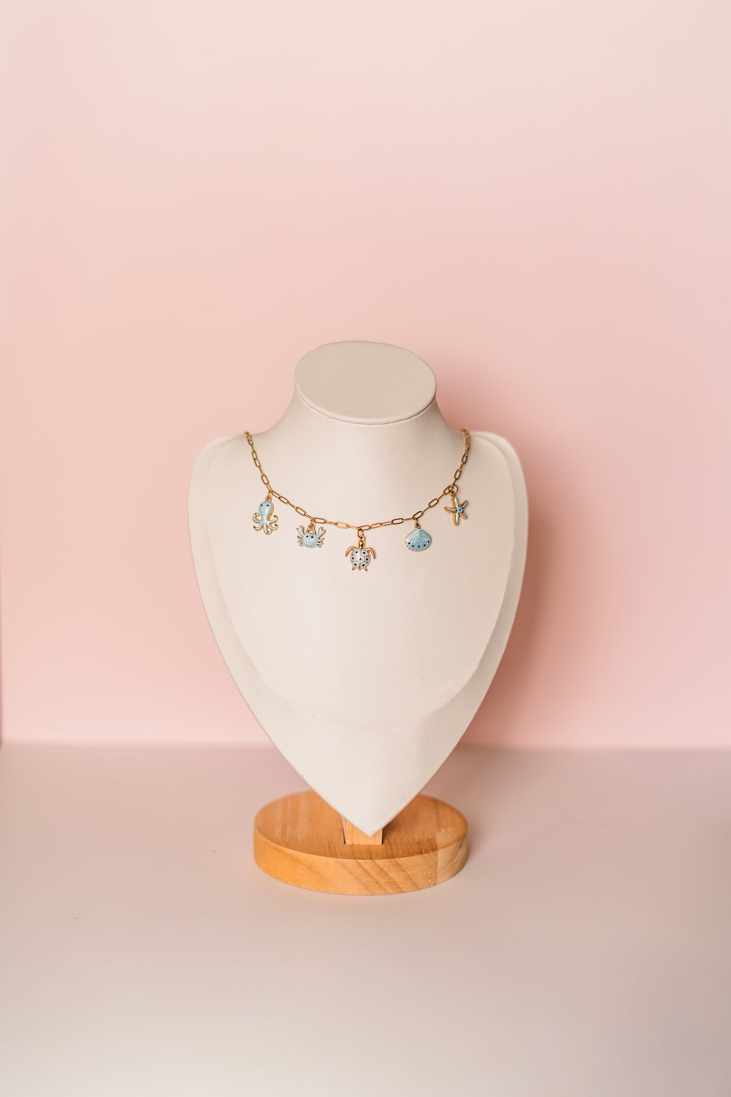 Ciela | Coastal Blue Charm Necklace - Create Your Sunshine
