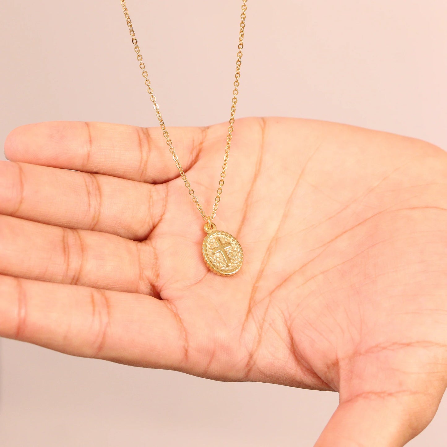 Ellen | Waterproof Cross Pendant Necklace