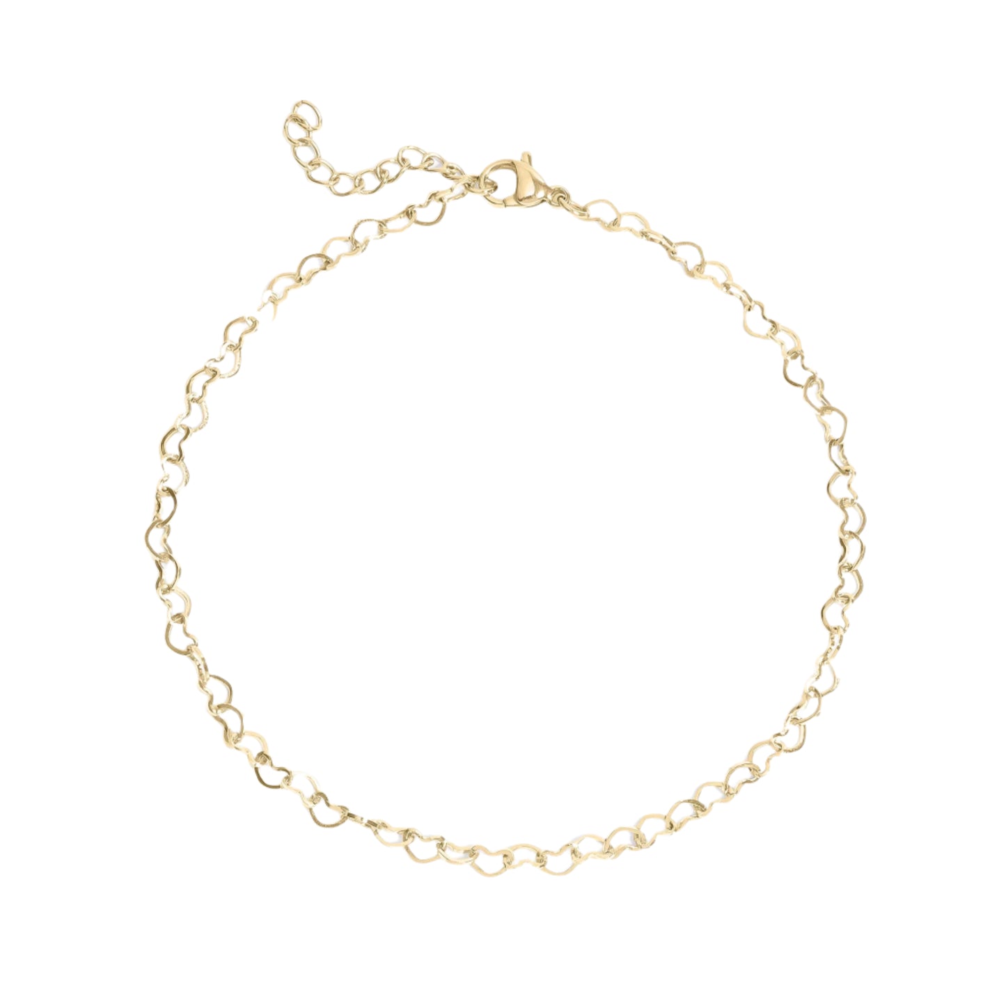 Mina | Waterproof Intertwined Hearts Anklet