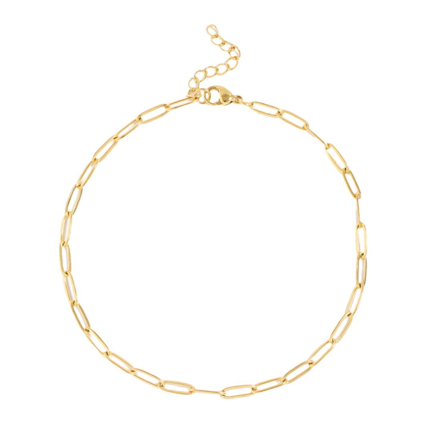 Bailee | Waterproof Paperclip Anklet
