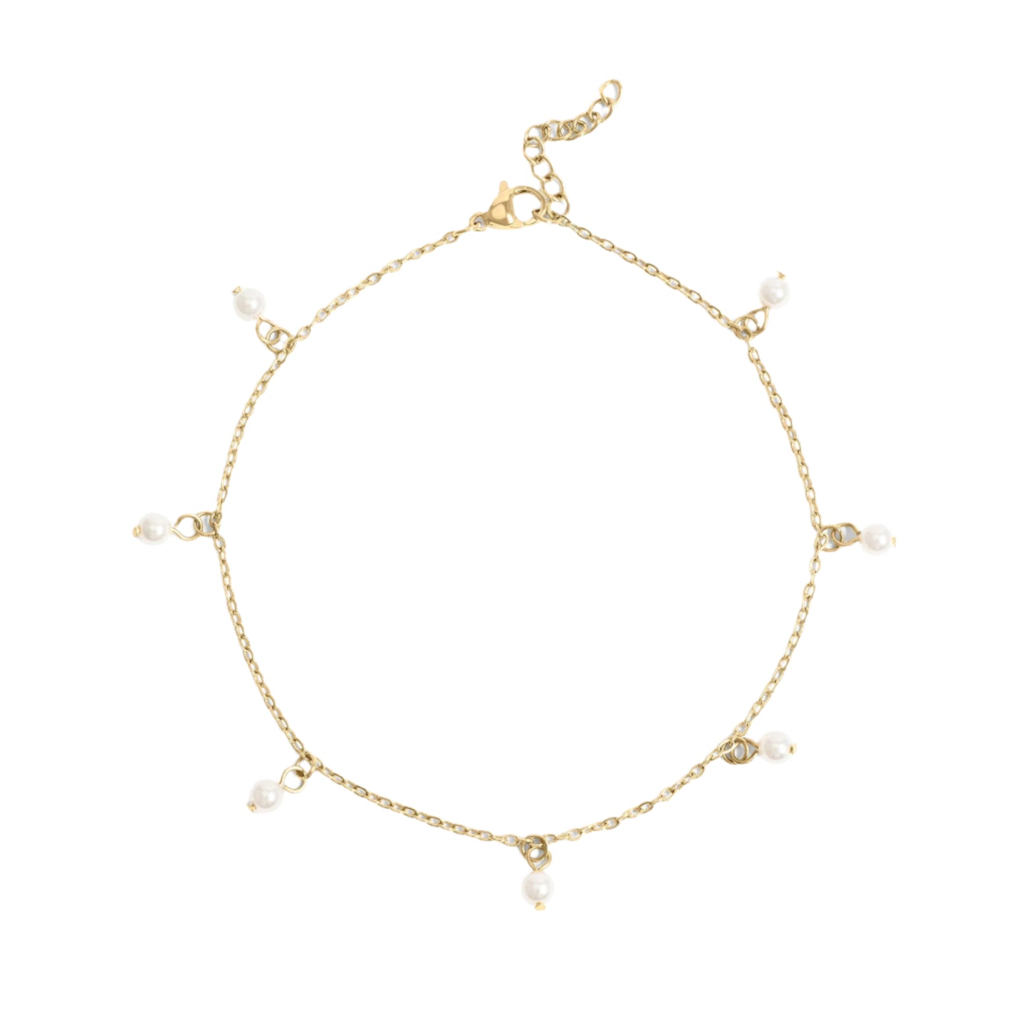 Phoebe | Waterproof Pearl Anklet