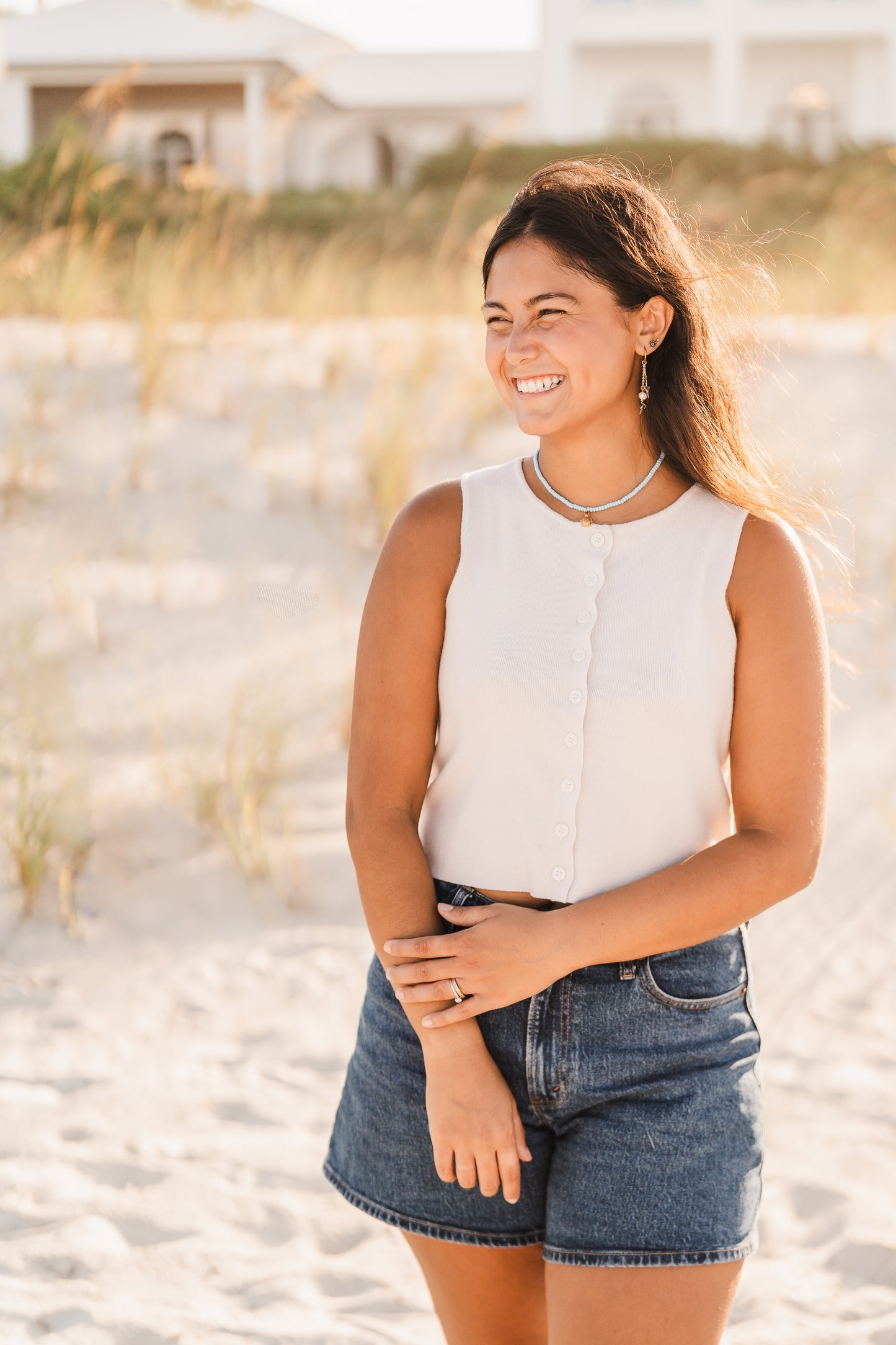 Olivia | Beaded Turtle Necklace