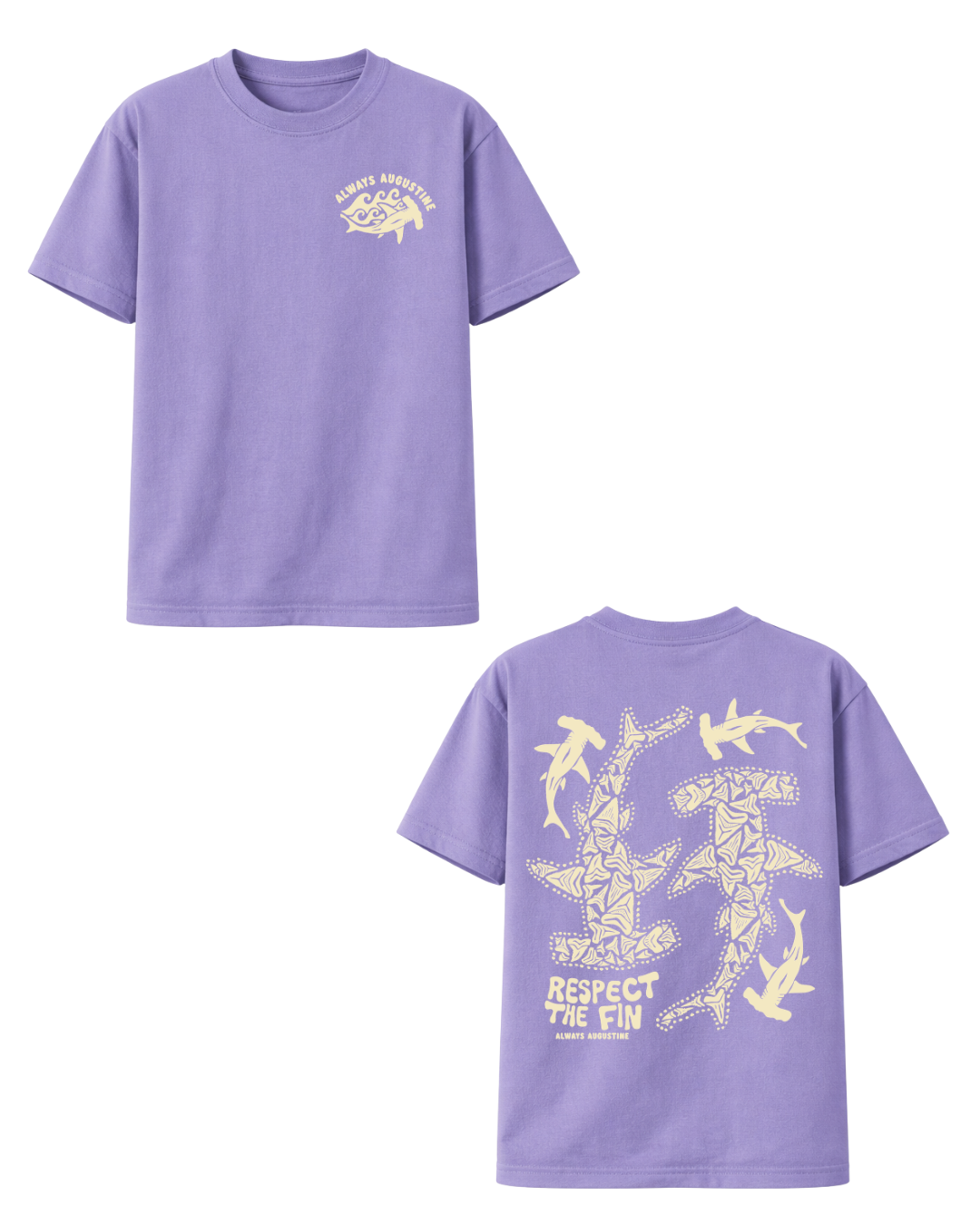 Respect the Fin | Auggie Apparel - Beach Tee