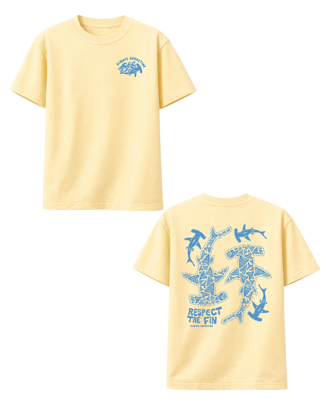 Respect the Fin | Auggie Apparel - Beach Tee