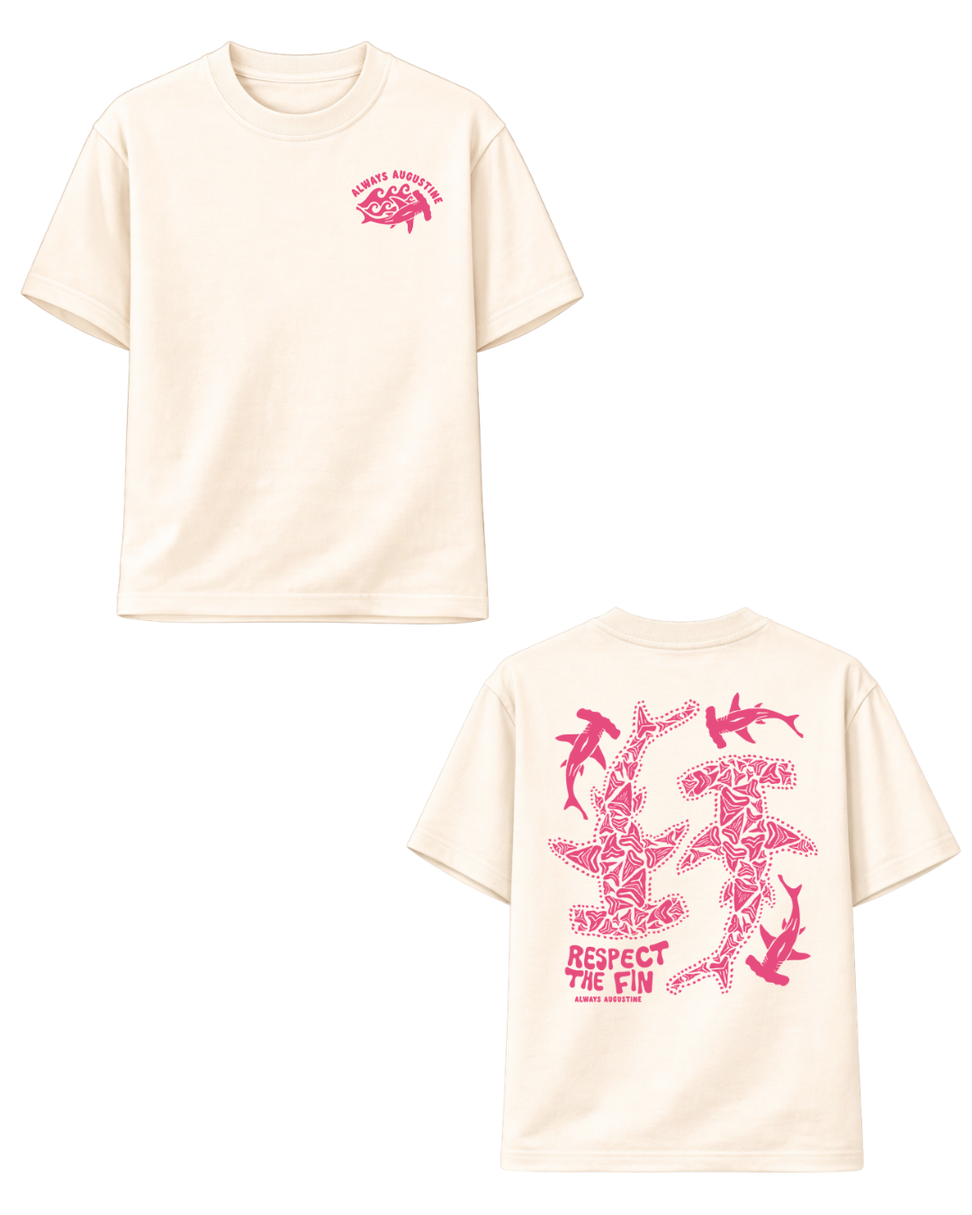 Respect the Fin | Auggie Apparel - Beach Tee