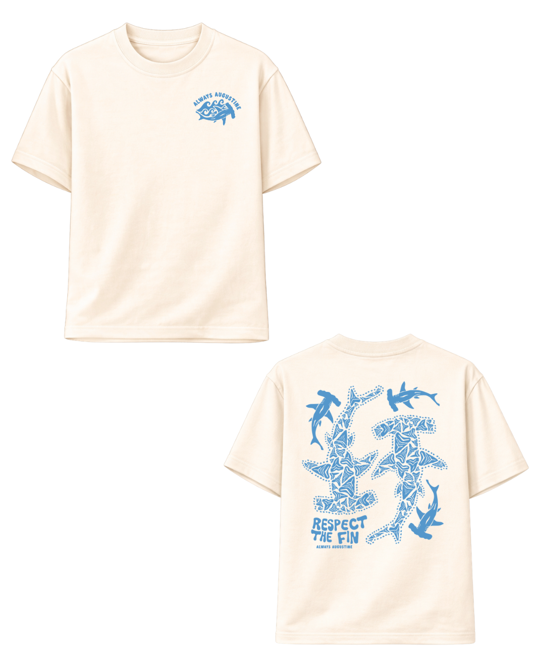 Respect the Fin | Auggie Apparel - Beach Tee