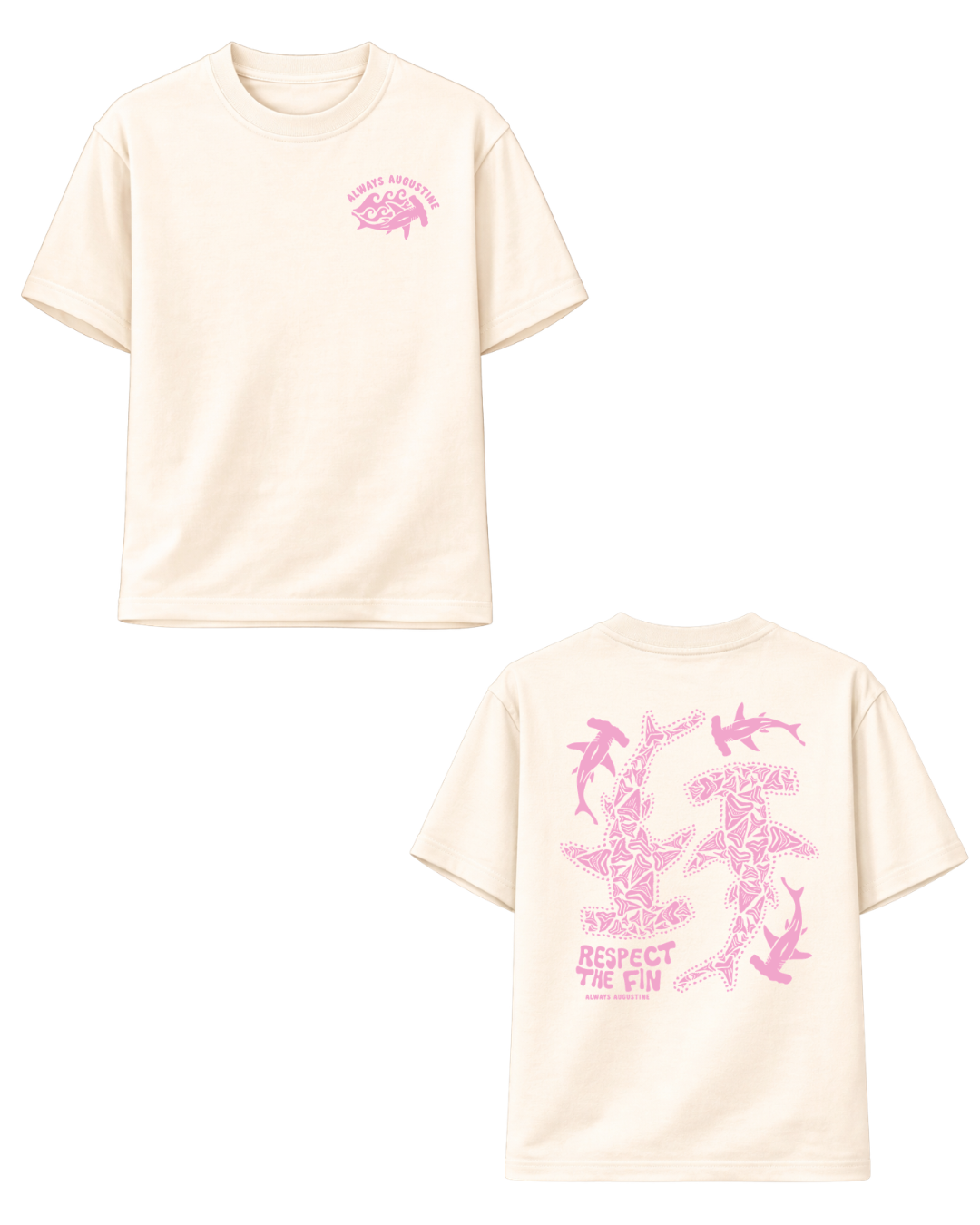 Respect the Fin | Auggie Apparel - Beach Tee