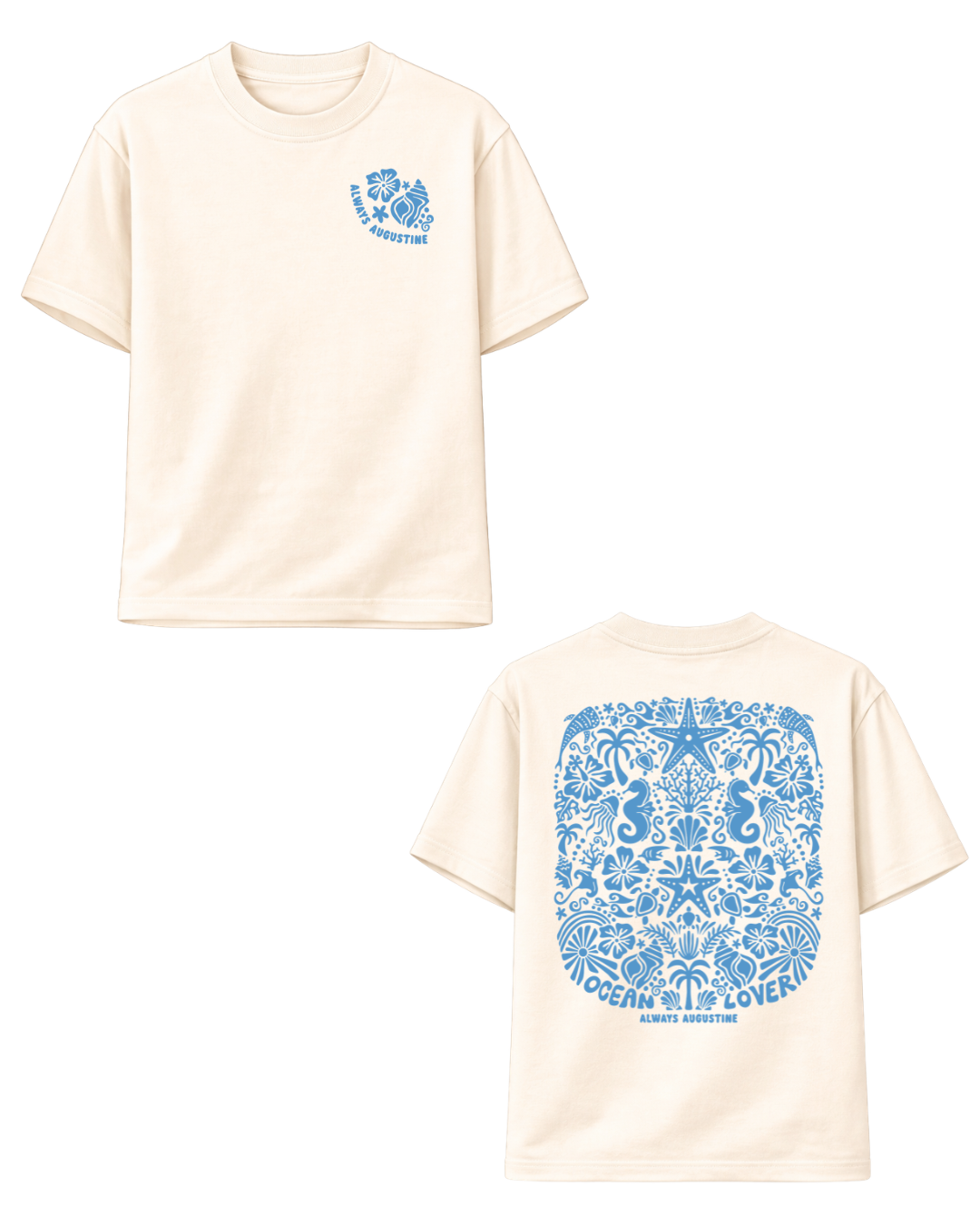 Ocean Lover | Auggie Apparel - Beach Tee