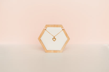 Cora | Waterproof Heart Necklace