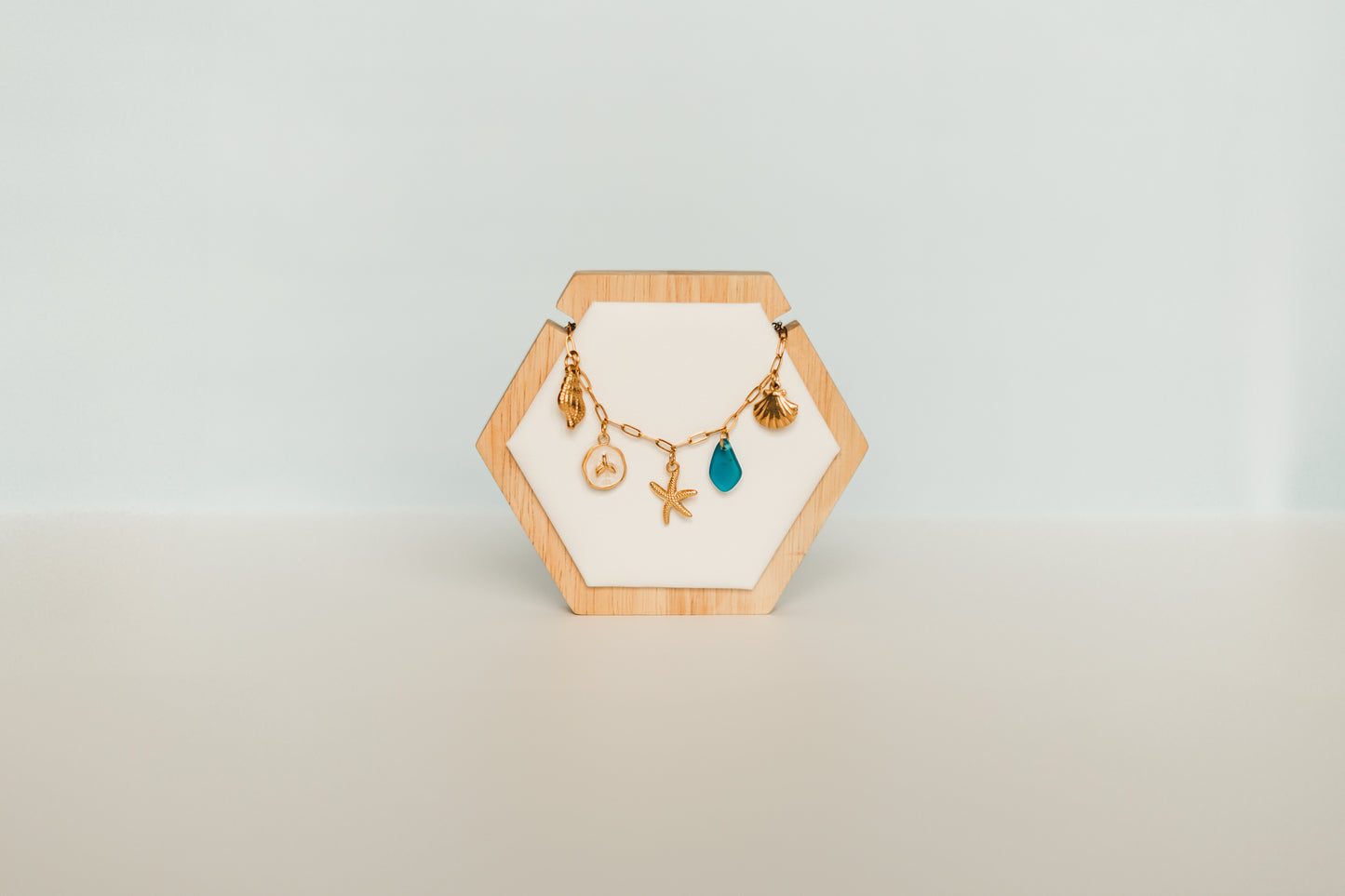 Isla | Waterproof Ocean Inspired Charm Necklace