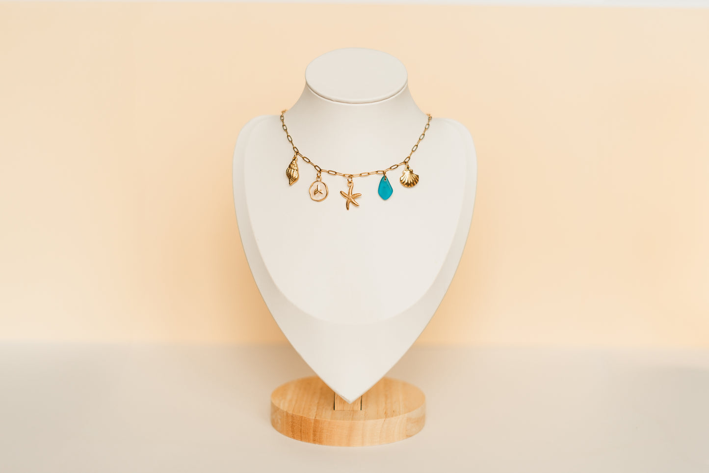 Isla | Waterproof Ocean Inspired Charm Necklace