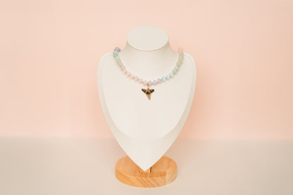Auggie | Beaded Shark Tooth Necklace