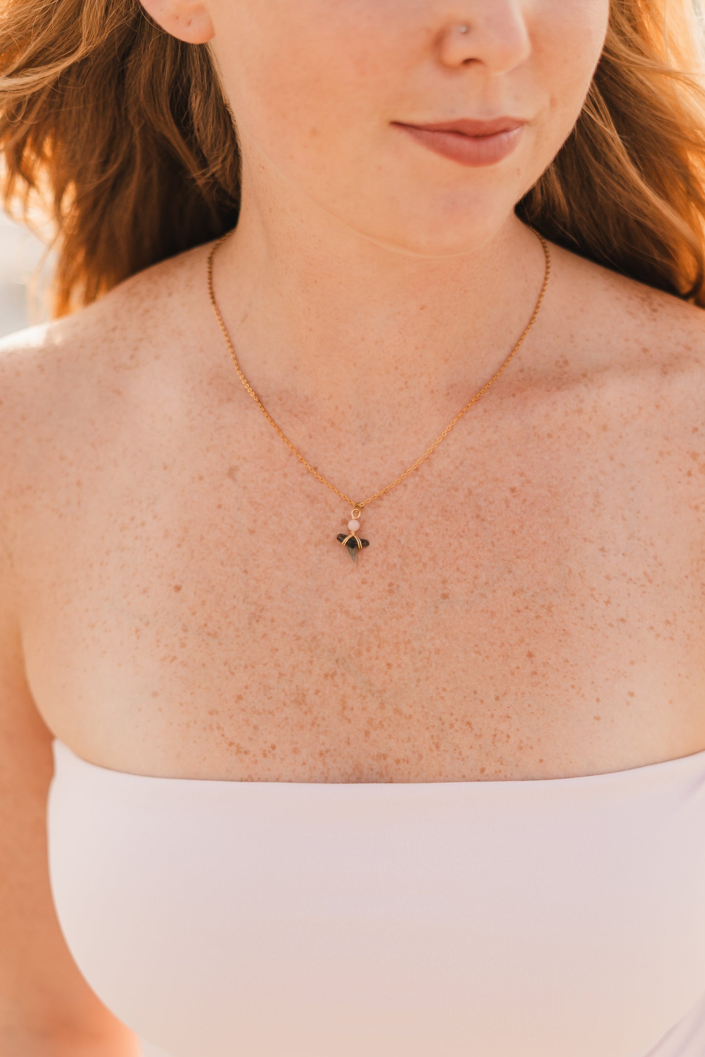 Magnolia | Real Shark Tooth Necklace -- Always Augustine