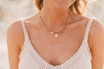 Justine | Waterproof Charm Necklace