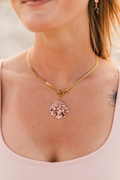 Clementine | Waterproof Sea Shell Necklace