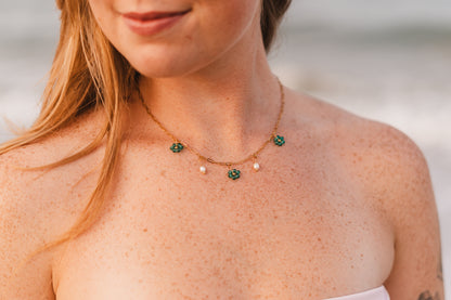 Elizabeth | Waterproof Flower Necklace