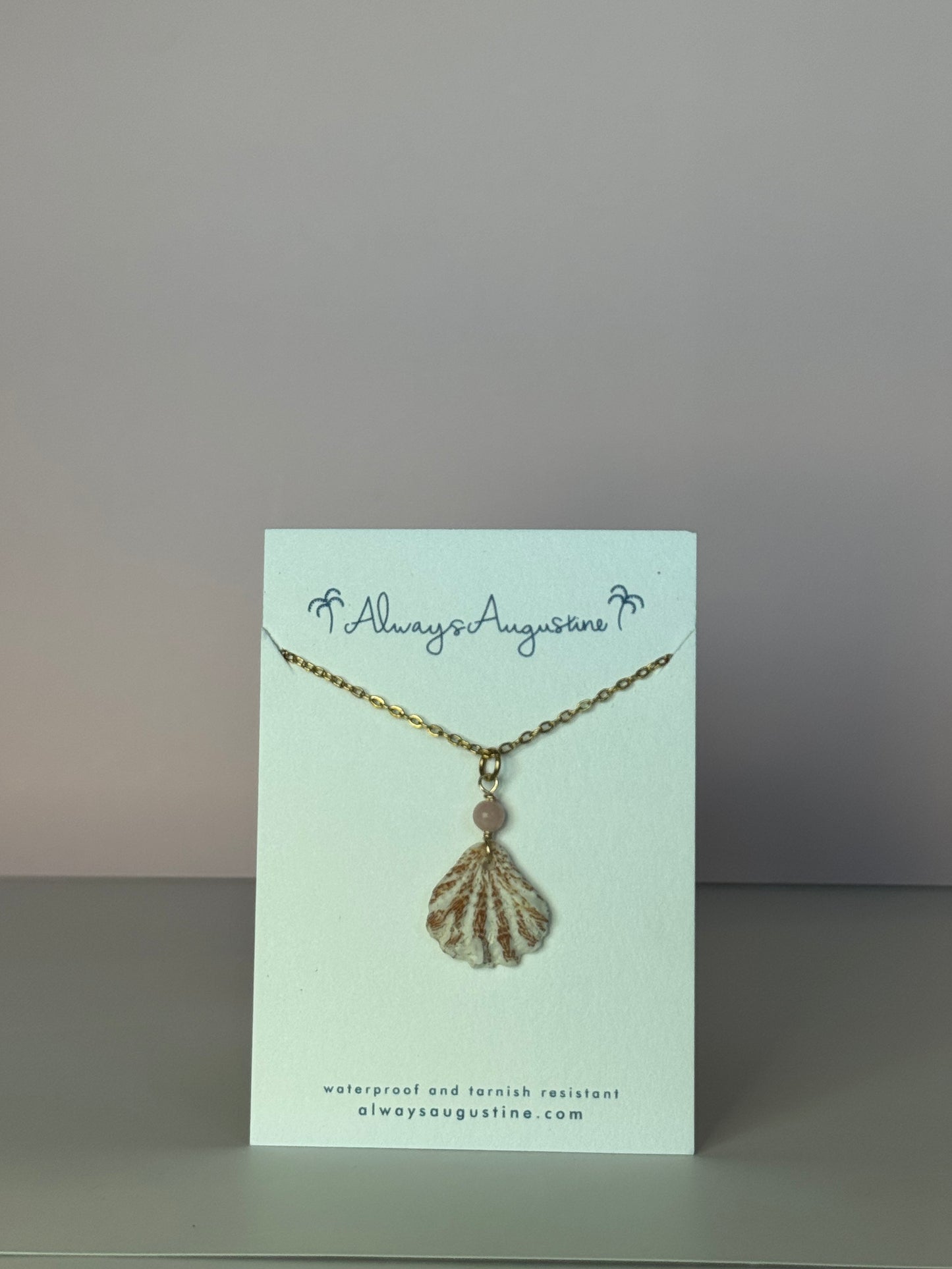 Kitty Paw Shell Necklace