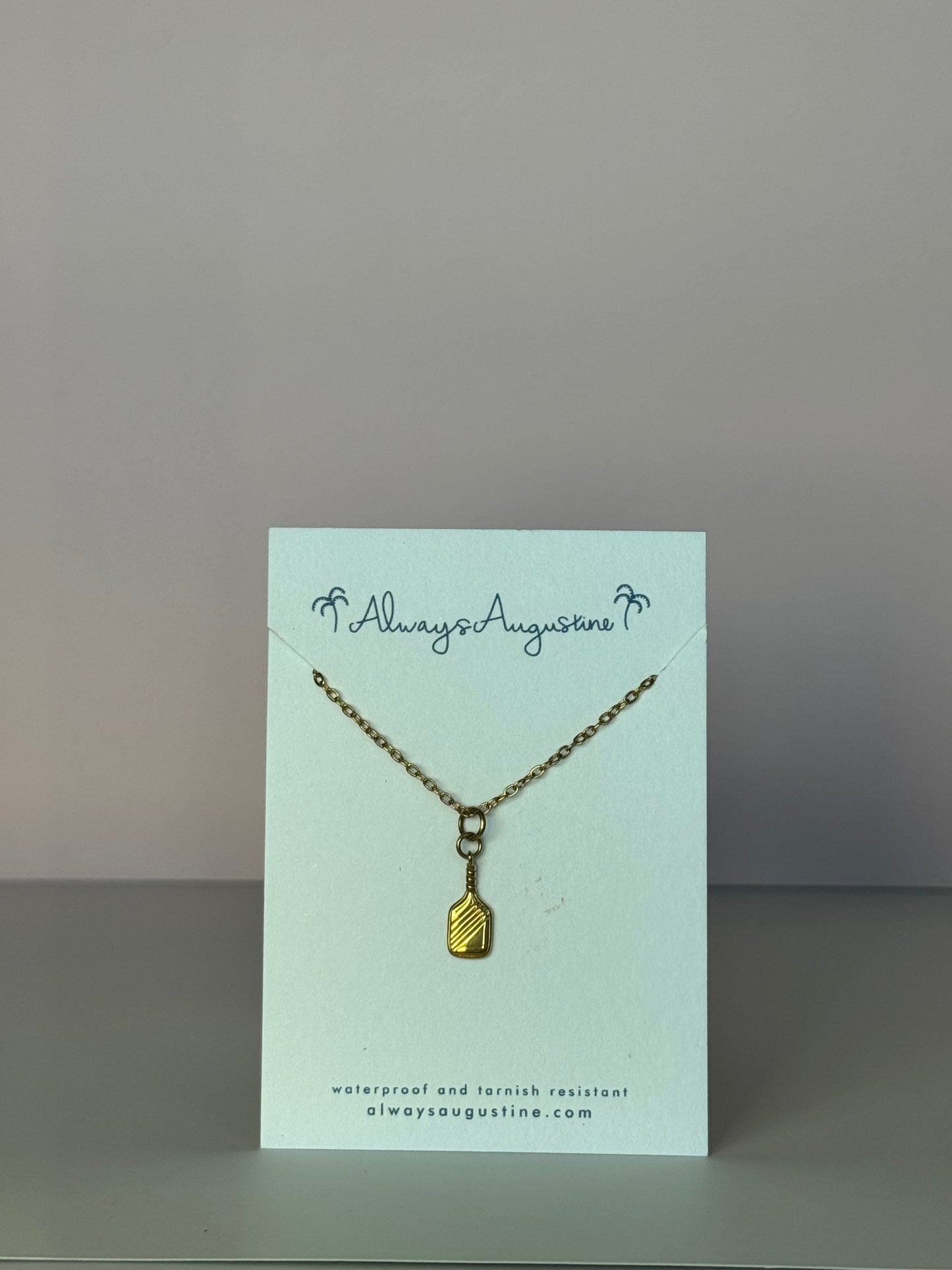Pickleball Paddle Necklace