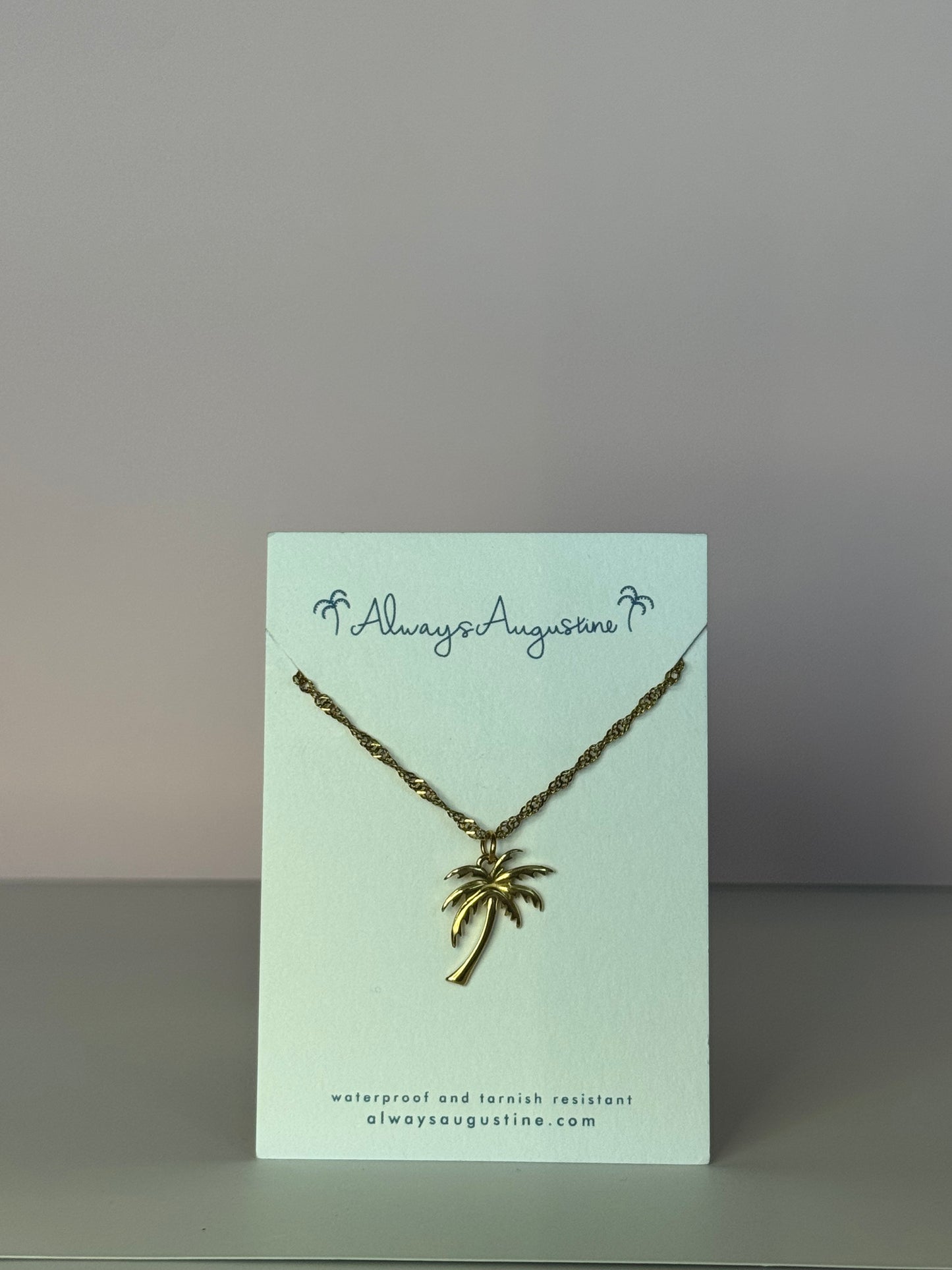 Palm Tree Necklace
