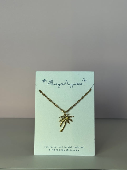 Palm Tree Necklace