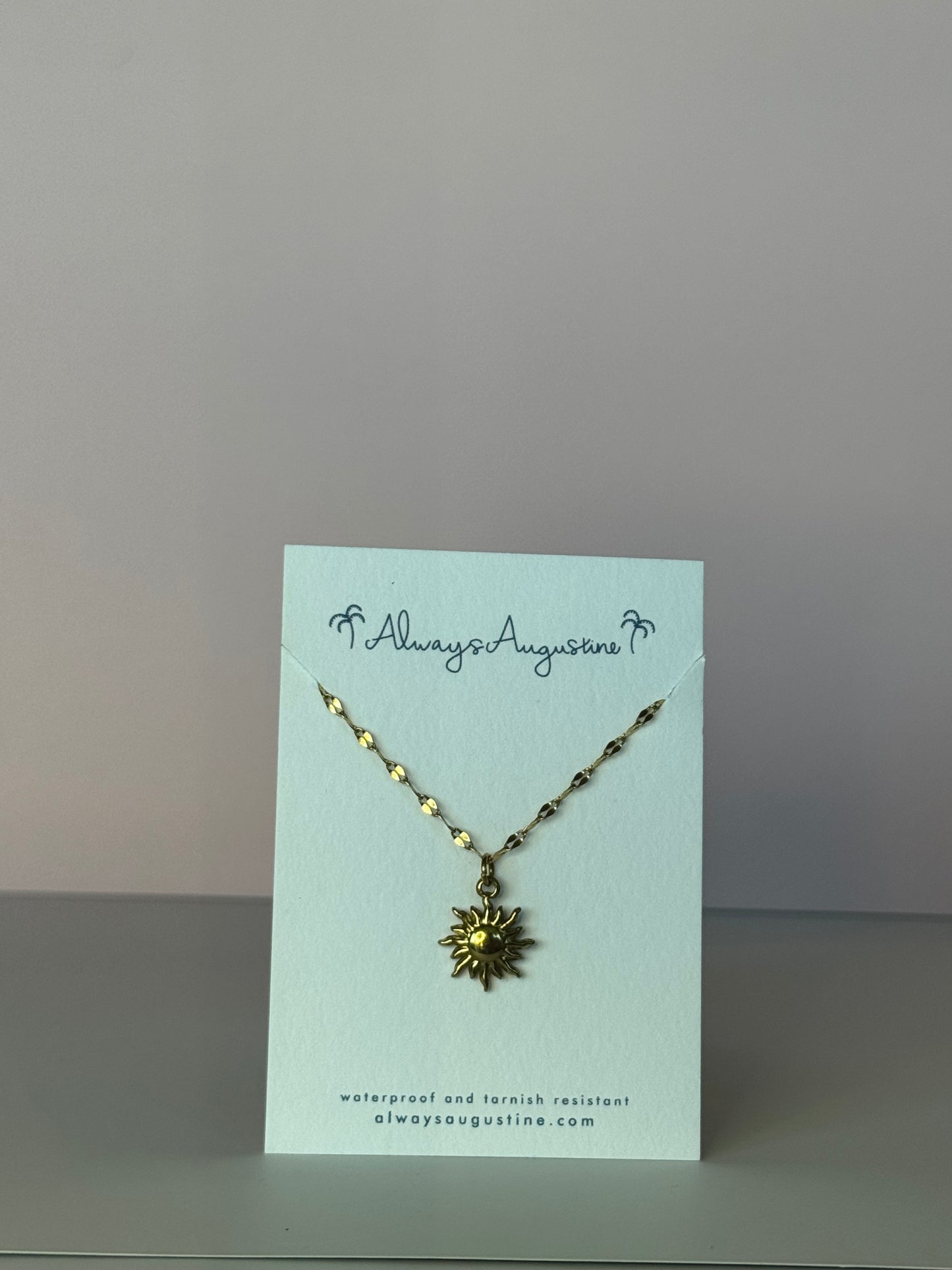 Dainty Sun Necklace